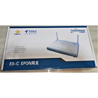 EPON ONU จัดเต็ม ครบทุกฟังค์ชั่น มาพร้อม Lan 4 port + Wifi 2.4 สองเสา + โทรศัพท์ Voice over ip (sip) 2 Port  รุ่น E8-C