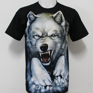 เสื้อยืด หมาป่า อินเดียน Wolf A3 ไซส์ยุโรป