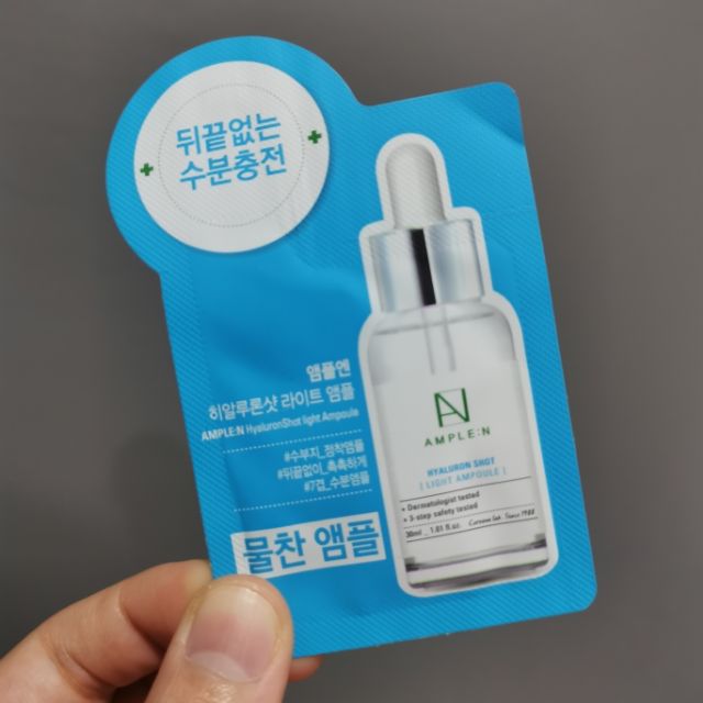 Coreana Ample:N Hyaluron Shot Light Ampoule tester 1.5 ml