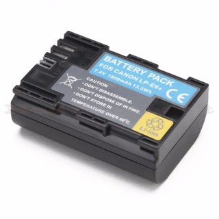 แบตเตอรี่ LP-E6 1800mAh for canon EOS 5D MK III 5D MK II 6D 7D 70D 60D #453