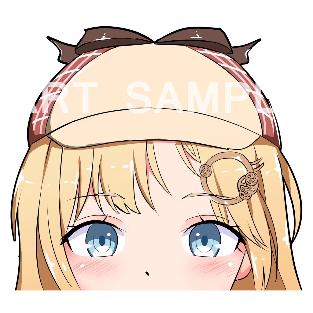 Watson Amelia Sticker สติ้กเกอร์ 2 ชิ้น Peeker Sticker Hololive VTuber Sticker Vtuer Hololive Sticker Hololive-EN
