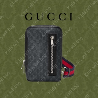 Gucci/ GG/ GG Supreme ผ้าใบสะพายข้าง