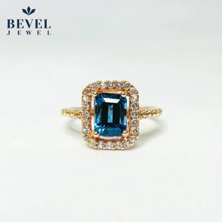 เเหวนลอนดอนบลูโทพาซเเท้ (London Blue Topaz) เชื่อว่าเป็นสัญลักษณ์ ความรัก ความเมตตาตลอดกาล มีใบรับประกัน