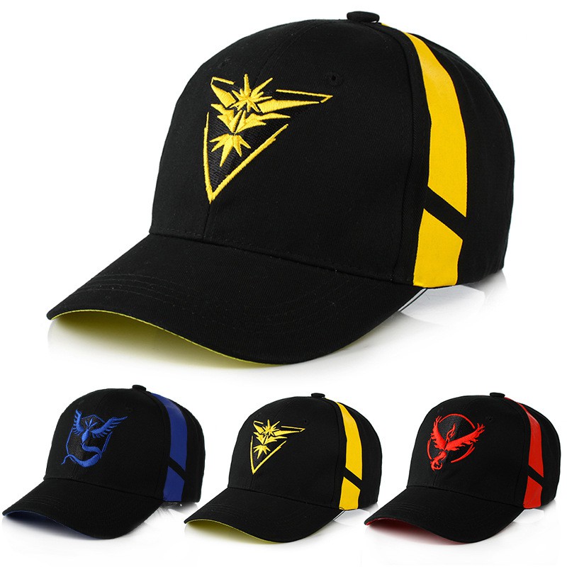 หมวกเบสบอล คอสเพลย์ Pokemon Go Team Valor Team Mystic Team Instinct