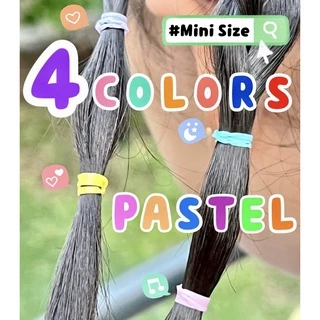 Uniband หนังยางรัดผม ไม่กินผม ไม่ดีดขาดง่าย TPU Mini Size : Pastel