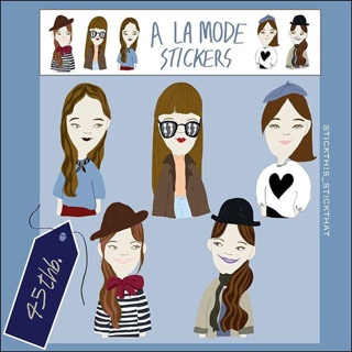 A La Mode stickers pack