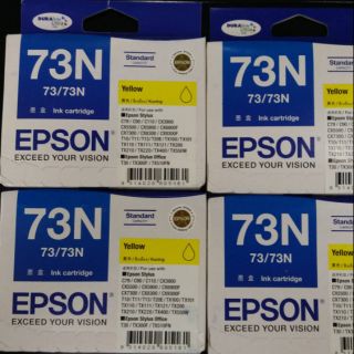 📌Epson73N เหลือง(5แถม1แถมสีดำ)