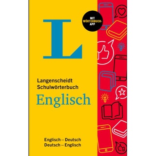 Langenscheidt school dictionary English - German - English : 9783125143937 (นำเข้าของแท้100%)