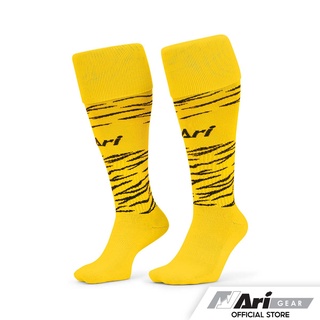 ARI TORA LONG SOCKS - YELLOW/BLACK/YELLOW ถุงเท้ายาว อาริ โทระ สีเหลือง