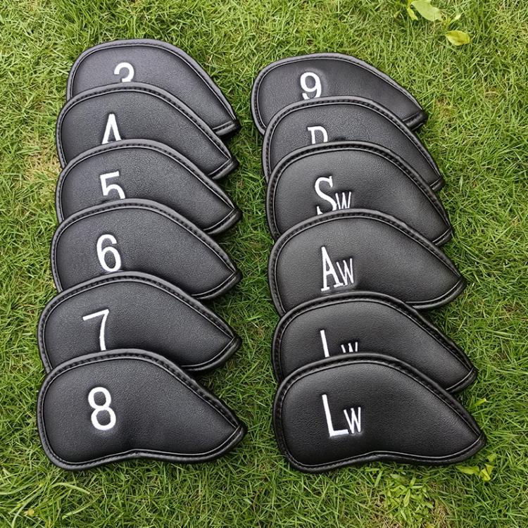 ฝาครอบเหล็กกอล์ฟป้องกัน pu/กอล์ฟกอล์ฟกอล์ฟรูปแบบกันน้ํา Universal Head Cover Club E8nv