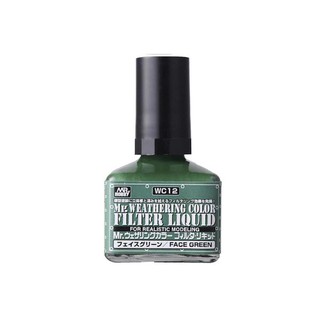 Mr.Hobby Mr.Weathering Color Filter Liquid WC12 Face Green 4973028631111 (Tool)