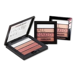 Sivanna All Naked Eyeshadow #HF589 : ซิวานน่า ออล เน็คเคต อายแชโดว์ พาเลท x 1 ชิ้น svl