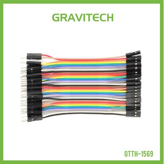 [Gravitechthai]Premium Female/Male Jumper Wires - 10cm x40