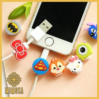 MIMOSA ตัวล๊อคสายชาร์จ มีครบทุกลาย กันสายหัก กันคอสายหัก ยืดอายุการใช้งาน Charger Cable Protector