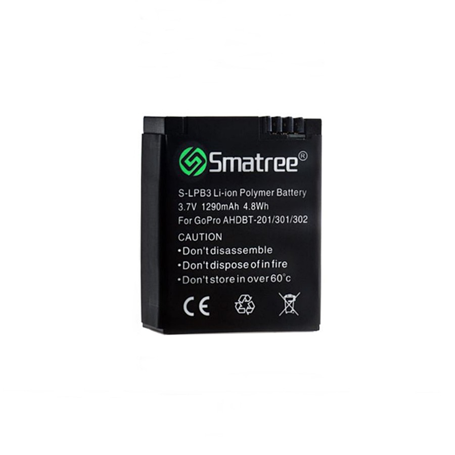 Smatree Batterry for GOPRO HERo 3/3+ (New Li-ion Polymer Batterry)
