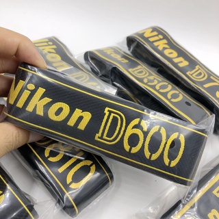 สายคล้องกล้อง Nikon D600 สายคล้องกล้อง Original แบบที่ติดมากับกล้อง งานปักโลโก้ มือ 1