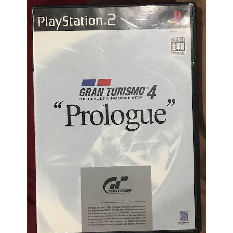 แผ่นเกมแข่งรถจีที4 [PS2] แผ่นแท้   Gran Turismo 4: Prolo อสอง สำหรับเครื่องเกม Playstation2 พร้อมกล่องและคู่มือครบชุด