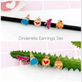 ต่างหูเซ็ทซินเดอเรลล่า • Cinderella Earrings Set