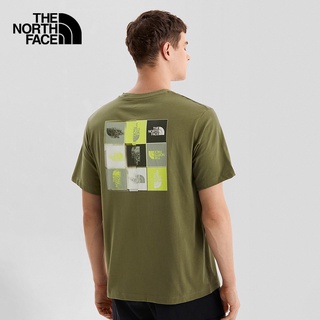 Thenorthface เสื้อยืดแขนสั้น ผ้าฝ้าย พิมพ์ลาย ระบายอากาศ สวมใส่สบาย แฟชั่นฤดูร้อน สําหรับคู่รัก | 7qp5ยืด.สบาย.รัก