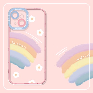 เคส Redmi Note 12 Pro+ 11S 11 Pro 10 5G 10s 9s Redmi 12 5G 12C A1 10A 10C 9T Note 10 8 9 Pro 7 9C 9A เคสนิ่มกันกระแทกสายรุ้งสวยงาม