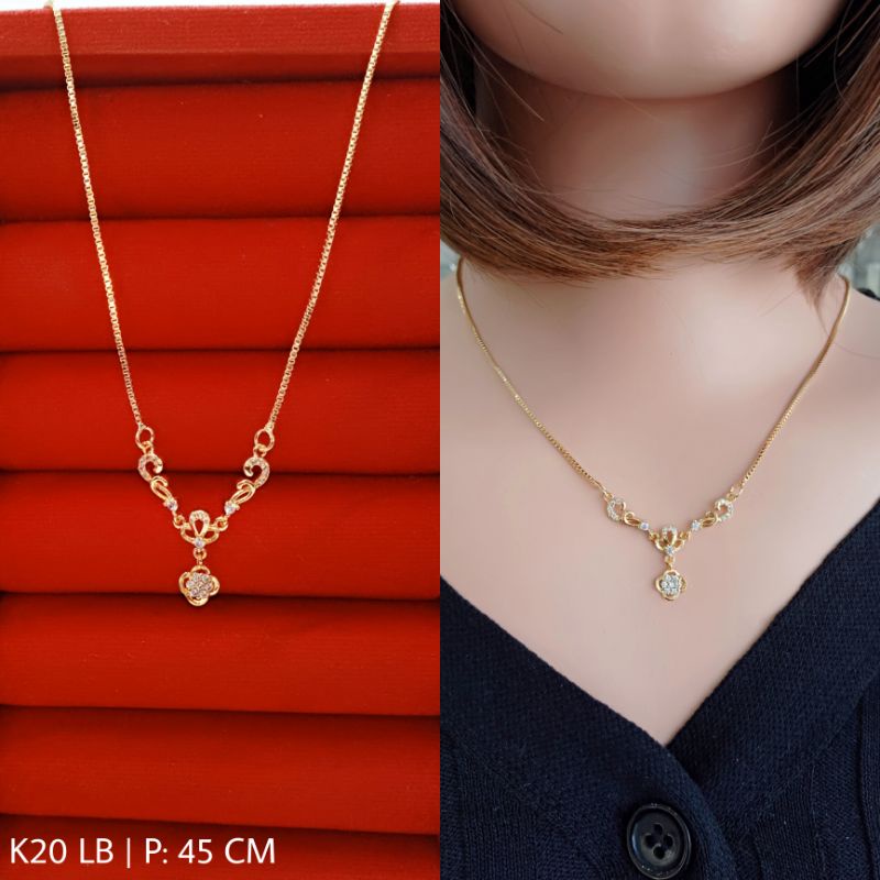 สร้อยคอ Xuping สําหรับผู้หญิงล่าสุด K20 LB