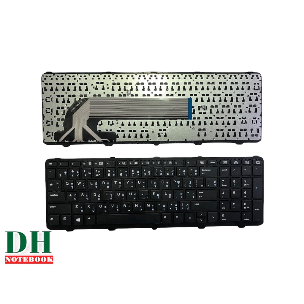 คีย์บอร์ดโน๊ตบุ๊ค keyboard HP ProBook 450 G0 450 G1 450 G2 455 G1 455 G2 TH-ENG