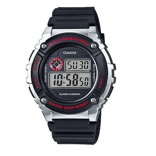 Casio Standard Digital รุ่น W-216H-1C - Black