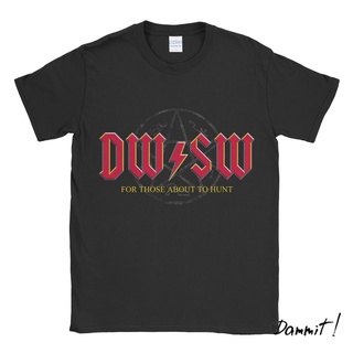 ผ้าฝ้ายคอกลมเสื้อยืด Supernatural Dw Sw - Dammit90sfrom S-4XL