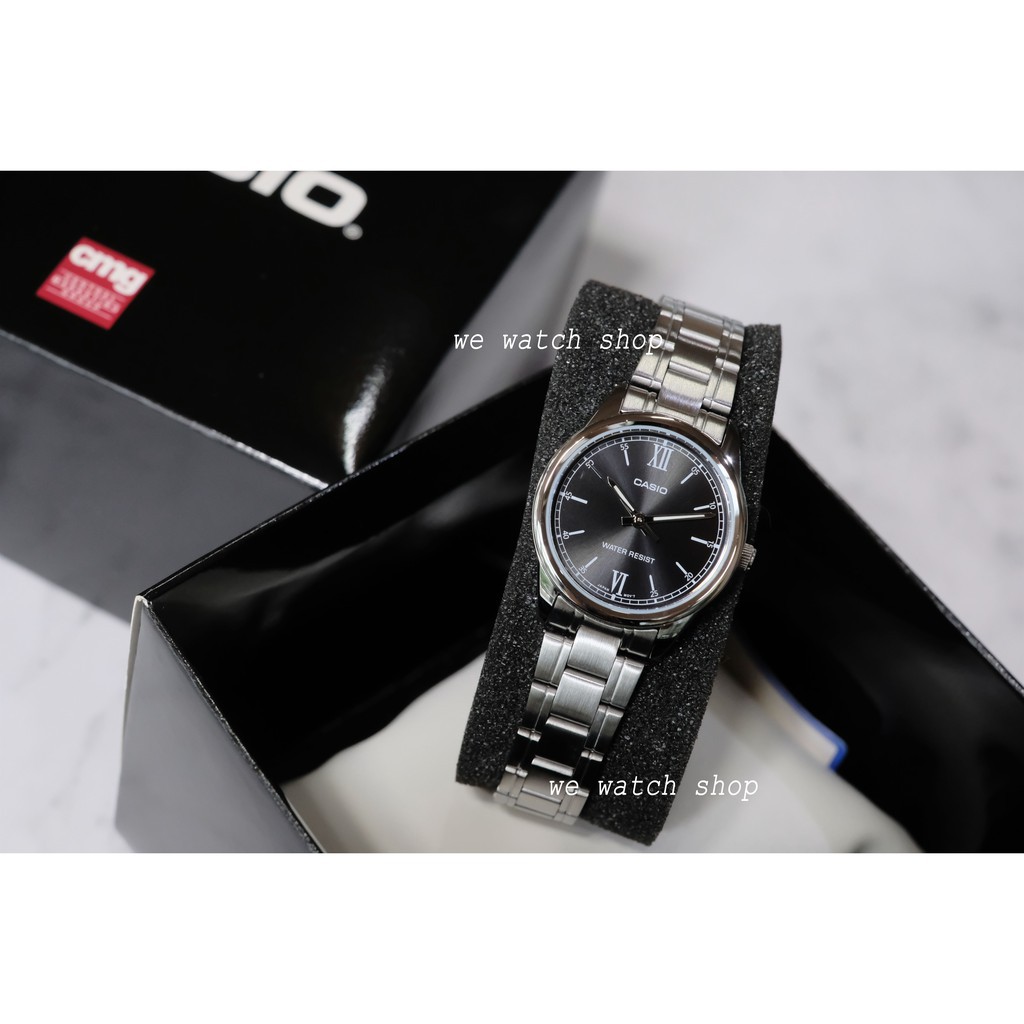 CASIO ของแท้ CMG รุ่น LTP-V005D สายสแตนเลส สีเงิน LTP-V005D-1B2UDF  LTP-V005D-2B2UDF LTP-V005D-4B2UD