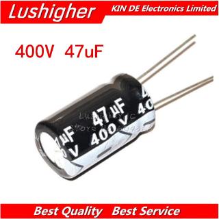 ตัวเก็บประจุอลูมิเนียม 400V47UF 16*22 มม. 47UF 400V 16x22 มม. DIP 5 ชิ้น