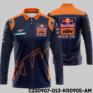 เสื้อกีฬาแขนยาว ลายทีมแข่งรถ Motocros MotoGP KTM KR0905 - XS