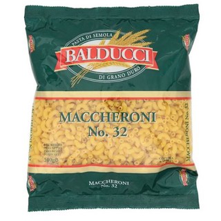 Balducci บาล์ดูซซี่ แม็คชีโรนี เส้นพาสต้า เบอร์ 32 (500g)