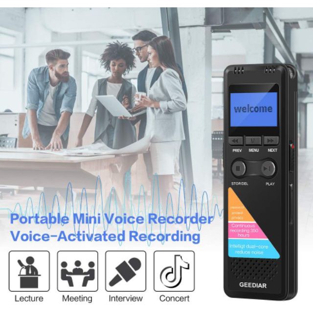 เครื่องบันทึกเสียง GEEDIAR รุ่น GH-700 Digital Voice รูปที่ 4