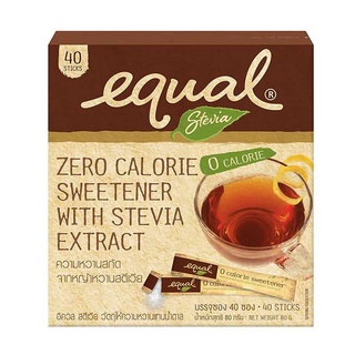 สารสกัดจากหญ้าหวาน(ซอง) 150 กรัม EQUAL สตีเวีย ผลิตภัณฑ์ให้ความหวานแทนน้ำตาล , สารให้ความหวาน, น้ำตาล