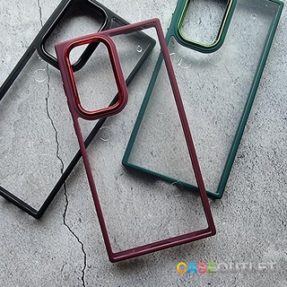 เคส Samsung A53 A33 A23 A13 5G เคสใส หลังแข็ง ขอบสี ปุ่มเงา HYBRID ขอบยาง กันกระแทกได้ ของแท้ Clear กันกระแทก