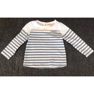 เสื้อคอกลมแขนยาว Zara ขอฃแท้ เด็กผู้หญิง 18-24m