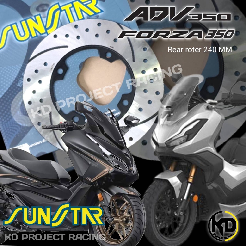 จานดิสหลัง Sunstar 245Mm Forza300,350,ADV350