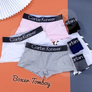 🌐บ็อกเซอร์ทอม/ผู้หญิง รุ่น Carbin Koneer New (ขอบใหญ่สีดำ) Boxertom