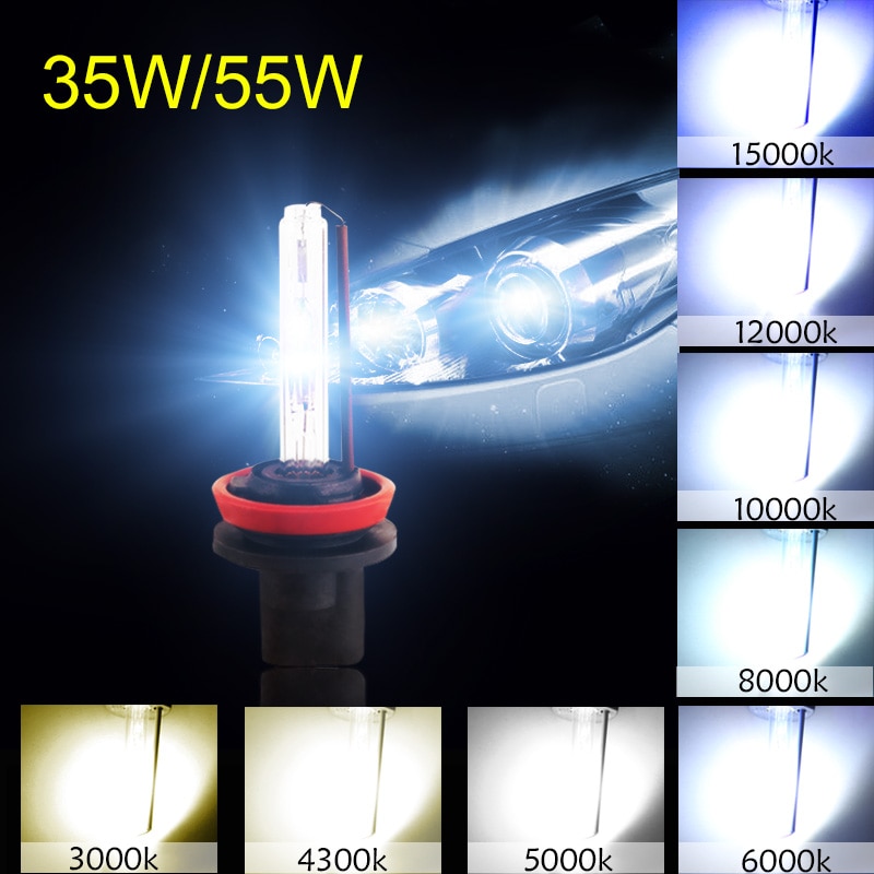 2pcs 55W H1 H3 H7 H8 H11 HB3 9005 HB4 9006 H27 880 881 Hid Xenon Kit Bulb  12V 3000K 4300K 5000K 6000K 8000K 10000K Car H | Shopee Thailand