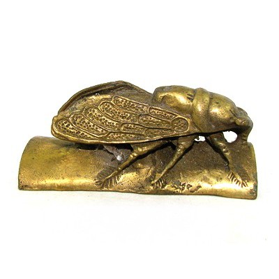 Brass Feng Shui Cicada