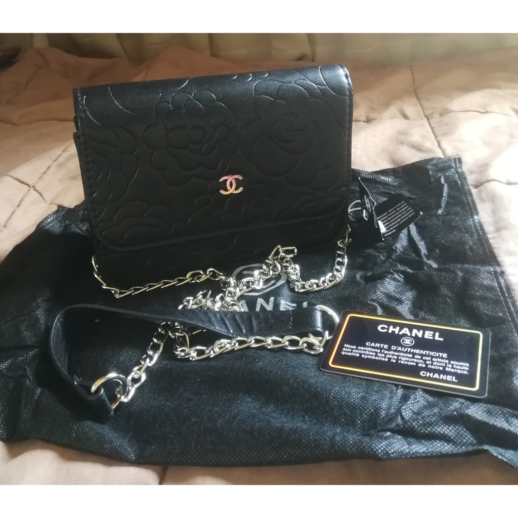 chanel woc camellia bag