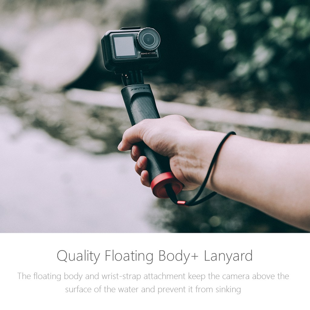 Poignée flottante Support pour GoPro Noir
