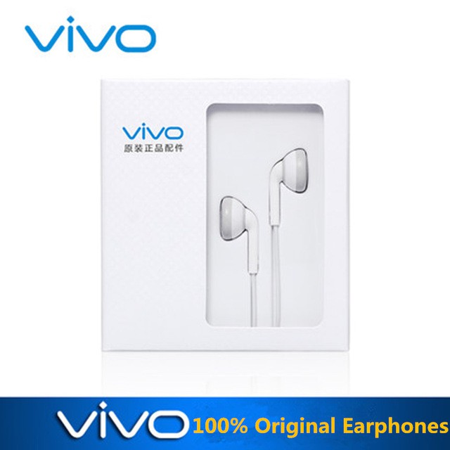 หูฟัง Vivo ear bud with Mic ของแท้ ใช้ได้กับมือถือทุกรุ่น
