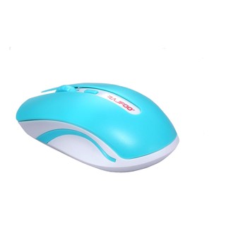 Rajfoo Wireless  Mouse 2.4 G ( Sky Blue )