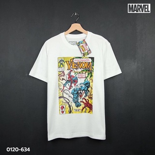 เสื้อยืดชาย เสื้อโอเวอร์ไซ เสื้อยืดครอป เสื้อยืด venom marvel ลิขสิทธิ์แท้ (634) เสื้อเด็กหญิง Tee