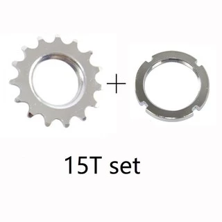 เฟืองหลังจักรยาน fix gear/single speed ขนาดฟัน 13T/14T/15T/16T/17T/18T พร้อมแหวนล็อคเฟือง