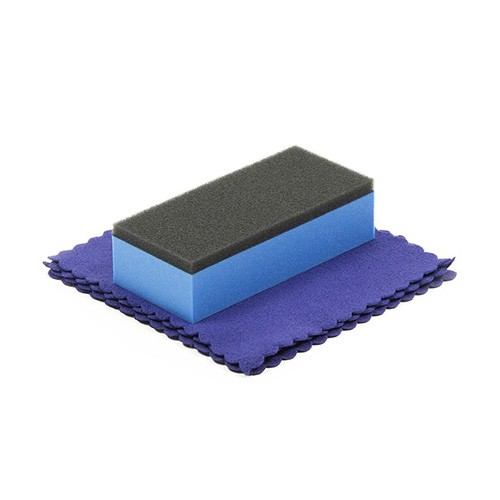GYEON Q2M Coating Applicator Block & Suede ผ้าไมโครไฟเบอร์ 10X10CM – แพ็ค 10 ชิ้น