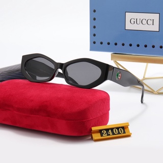 GUCCI ใหม่ แว่นตากันแดด ป้องกันรังสียูวี หรูหรา แฟชั่น เรโทร สําหรับผู้หญิง และผู้ชาย UV400 2022