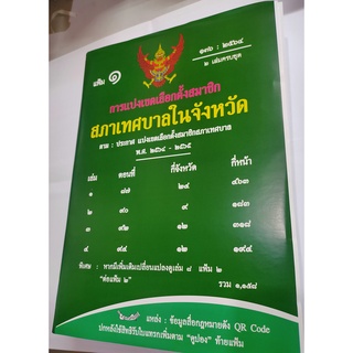 การแบ่งเขตเลือกตั้งสมาชิกสภาเทศบาลในจังหวัด ตามประกาศแบ่งเขตเลือกตั้งสมาชิกสภาเทศบาล พ.ศ.2564-2565