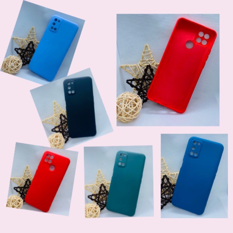 เคส สีพาสเทล กำมะหยี่ 5 สี  สำหรับ  vivoY31 Y12S Y20 Y17 Redmi9A Reno2F